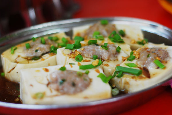 Stuffed Taufu @ Hoong Ing Steam Fish Restaurant